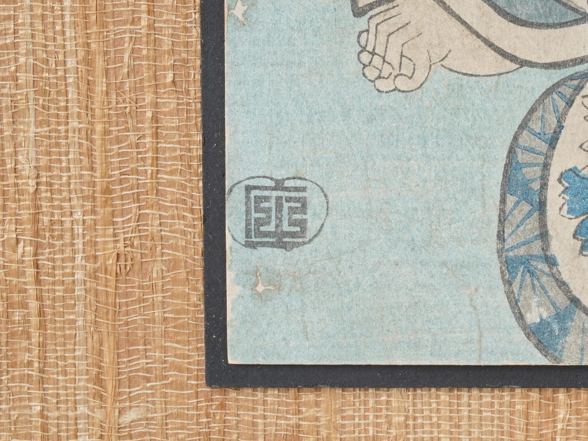 ANTIQUE JAPANESE WOODBLOCK BY UTAGAWA TOYOKUNI PIC-2